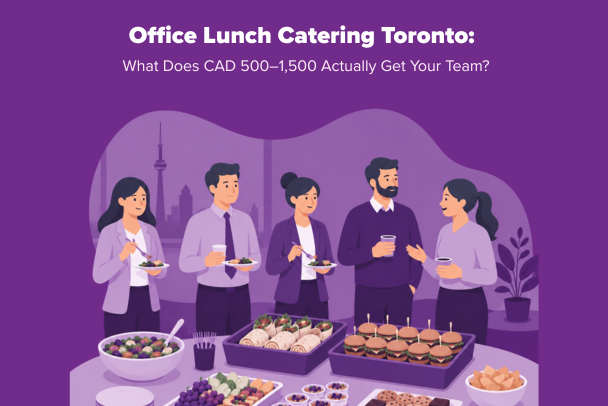 office lunch catering budget Toronto