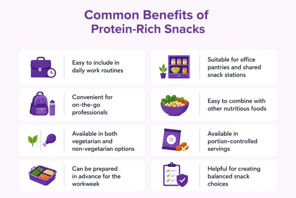 benefits of protein rich snacks