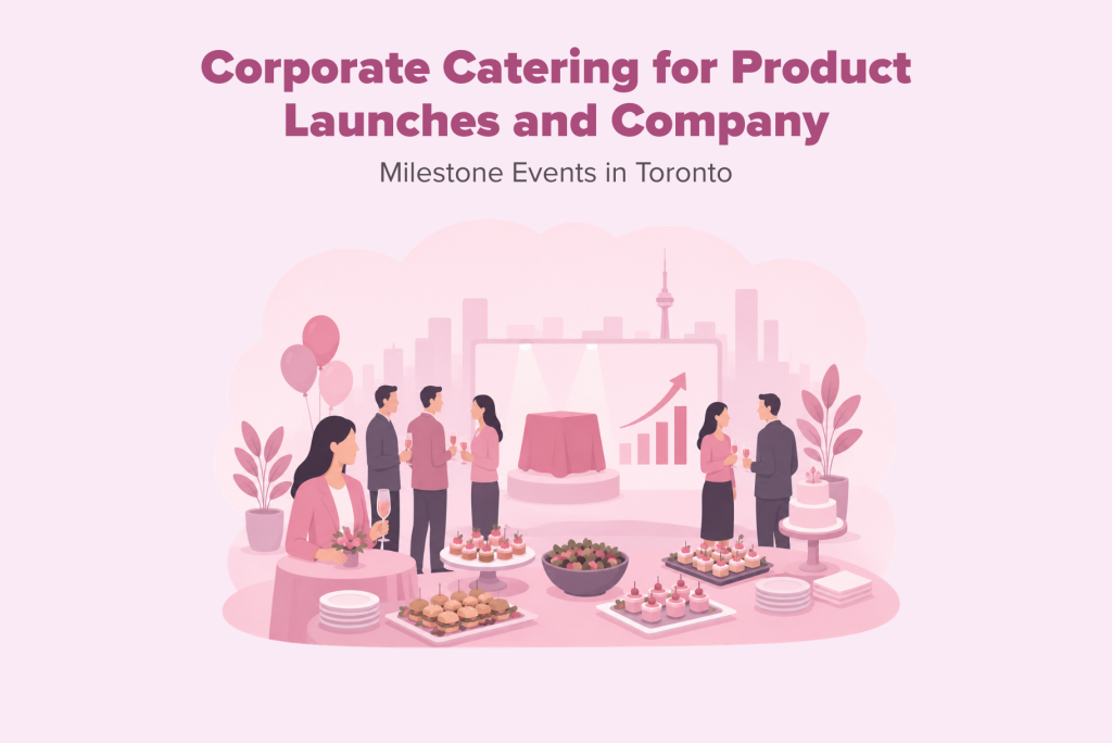 corporate caterig for product launches and company events