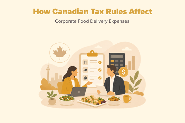 How Canadian Tax Rules Affect Corporate Food Delivery Expenses
