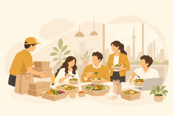 office food delivery for small group