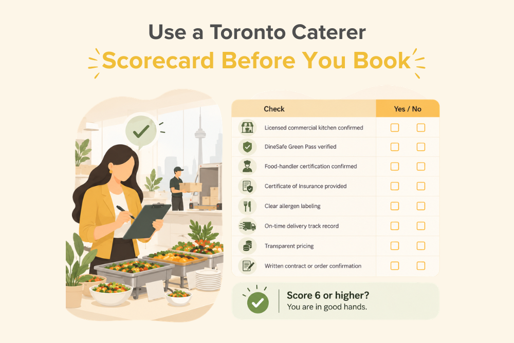 caterer scorecard before order
